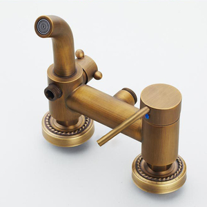 Regenwasser Dusche baño cabezal sanitario ducha Combo mezclador c Spray lujo baño Vintage cabezal de ducha conjunto Estell - Product Image 4