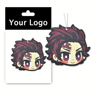 Logo personnalisé de haute qualité carte en papier mignon nettoyer l'odeur désodorisants de voiture - Product Image 2