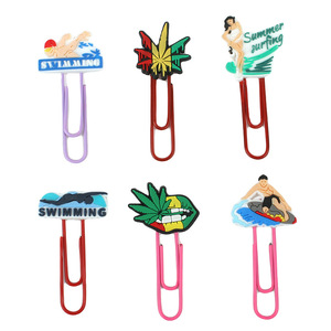 ใหม่คลิปหนีบกระดาษพีวีซีนุ่มที่คั่นหนังสือชายหาดของขวัญสุดสร้างสรรค์แบบพกพามีหลายสไตล์ - Product Image 5