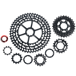 Volant de vitesse ultraléger de vtt, noir, <span class=keywords><strong>10</strong></span>/<span class=keywords><strong>11</strong></span>/12 <span class=keywords><strong>vitesses</strong></span>, <span class=keywords><strong>11</strong></span>-<span class=keywords><strong>50</strong></span>/52T, accessoires de vélo - Product Image 3