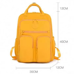Free Sample Diaper Bag <b>Backpack</b>,Fashion Leather Mommy <b>Backpacks</b>,Travel <b>Toddler</b> Baby Diaper Bags with in Bag - Product Image 2