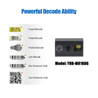 Module de lecteur de codes-barres CMOS 2D à prix d'usine, montage fixe, lecteur de codes QR, moteur de numérisation CE FCC ROHS avec interface TTL/RS232/USB