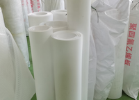 Feuille de ptfe moulée Nouveau matériau Rouleau de feuille de ptfe blanc