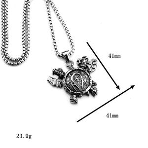 Yunnique-collar con colgante de acero inoxidable para hombre, estilo nórdico Retro, escudo vikingo de Odín, regalo, joyería, accesorio de moda - Product Image 5