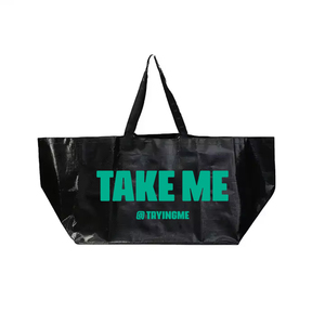 Bao nhựa <span class=keywords><strong>PP</strong></span> dệt khổ lớn bán buôn giá sỉ, có quai xách đôi, túi đựng đồ tạp hóa, túi mua sắm, in logo theo yêu cầu - Product Image 2