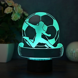 Customize Luminous Lamp Unique Room Decoration and Commemorative Gift <b>Plug</b>-In LED Night Light for Sports - Product Image 2