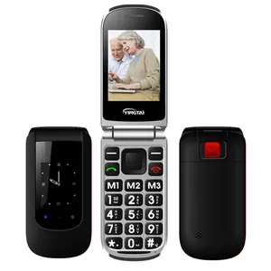 2.4 Inch Screen Keypad 4G Flip Senior Phone With SOS Button Low Price Mobile Phone