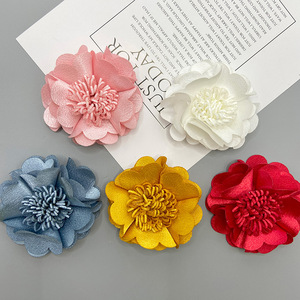 Yupu Flores de Tela 3D Hechas a Mano, Accesorios de Tela para Ropa, Zapatos, Sombreros, Horquillas y Decoraciones - Product Image 3
