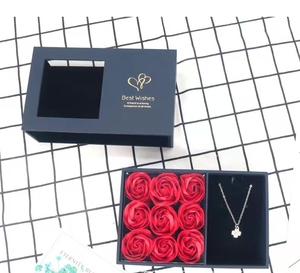 Caja de Joyería Negra de Alta Calidad, Cajas de Regalo para Joyería, Caja de Exhibición de Joyería Elegante - Product Image 3