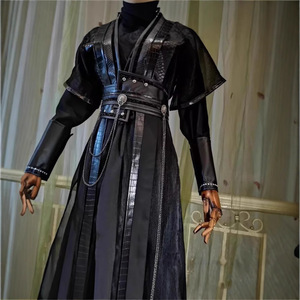 Disfraz de Cosplay de Mo Ran, Traje de Anime para Hombre, Hanfu Negro Chino Antiguo de Zhou Hui Hei Shui Gu Yun - Product Image 5