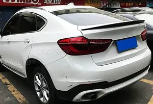 สปอยเลอร์หลังสำหรับ BMW X6 F16 ปี 2015-2019 ชิ้นส่วนตกแต่งสีดำเงา สไตล์ MP สำหรับ BMW F16 สปอยเลอร์ฝากระโปรงท้ายรถยนต์ อุปกรณ์ตกแต่งรถยนต์ - Product Image 4