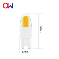 Mini G9 LED COB Ampoule Remplacer Halogène 30W 2700K 4000K 6000K AC120V Avec ETL G9 LED Ampoule Éclairage
