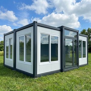 Casa Prefabbricata di Alta Qualità 20FT 40FT, Casa Pieghevole a Doppia Ala Certificata CE, Casa Modulare Compatta per Hotel - Product Image 1