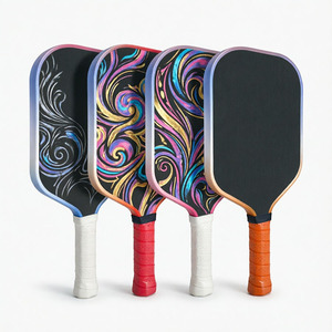 Paleta de Pickleball de Carbono con Mango Antideslizante y Logotipo Personalizado, Aprobada por la USAPA 2026, para Competición, Venta al Por Mayor - Product Image 1