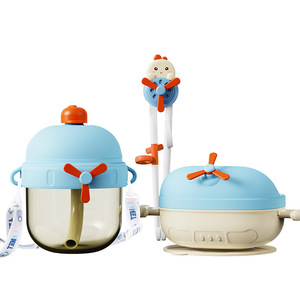 Biberón de boca ancha de 300 ml con pajita para niños mayores de 6 meses - Product Image 2