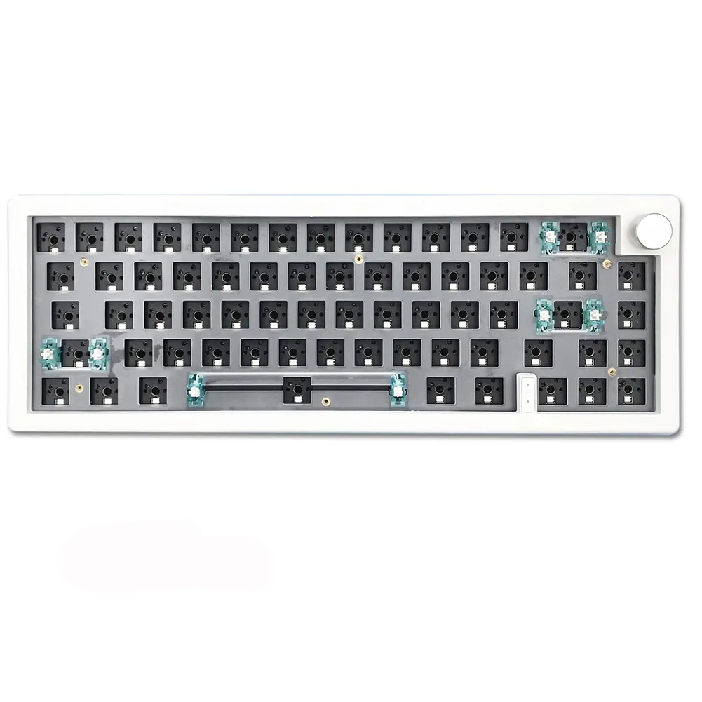 67 Keys Backlight BT 2.4G Wired Three Mode Customized DIY Hot Swap Gaming Wireless Mechanical Keyboard