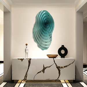 Design <span class=keywords><strong>philosophie</strong></span> art mural en métal décor irrégulier en acier inoxydable charme en métal art mural en métal coloré - Product Image 5
