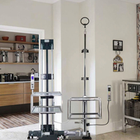 Moteur de traction 70kg petit monte-charge de cuisine ascenseur de nourriture/ascenseur de serveur muet Commercial pour Restaurant