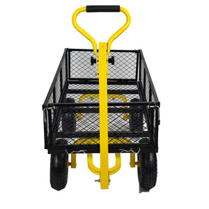 Garden <b>Cart</b> 960x510x220mm Carbon Steel Detachable Side Panels <b>For</b> Outdoor <b>Tools</b> Transport - Product Image 5