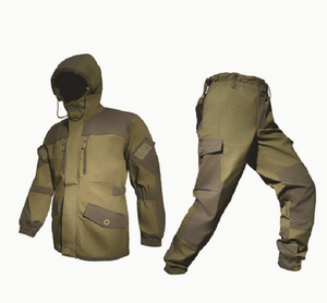 Combinaison GORKA camouflage CP coupe-vent pour travaux en extérieur SFG01 avec grandes poches et doublure polaire, vêtements d'hiver chauds personnalisés - Product Image 2