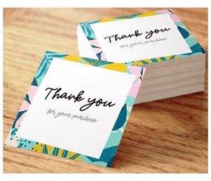 Postales <span class=keywords><strong>de</strong></span> felicitación <span class=keywords><strong>de</strong></span> negocios personalizadas <span class=keywords><strong>de</strong></span> doble cara gracias impresas en papel y cartón <span class=keywords><strong>de</strong></span> alta calidad para comunicaciones comerciales - Product Image 2