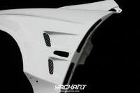 Kit de Carrocería para Guardabarros Delantero de +35 mm Estilo Versión Wide Body VS en Fibra de Vidrio FRP para Mitsubishi Lancer Evolution X de 2008 a 2017 para EVO X