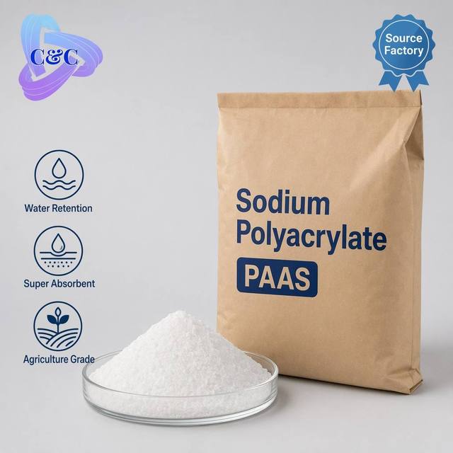 Top Quality Sodium Polyacrylate Powder Cas 9003-04-7 PAAS Super Absorbent Polymer for Agriculture, Drilling & Food