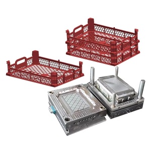 Moule d'injection plastique pliable personnalisé pour les caisses de fruits et légumes agricoles, le <span class=keywords><strong>vin</strong></span>, le lait - Produit ménager - Product Image 1