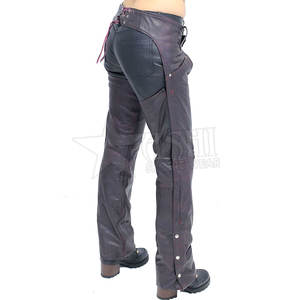 Chaps d'équitation pour femmes entièrement en cuir de qualité supérieure/Chaps de produits d'équitation de haute qualité pour femmes - Product Image 3
