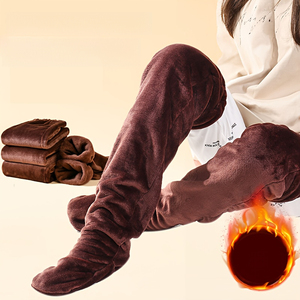 Calcetines Térmicos para Dormir de Invierno para Hombre y <span class=keywords><strong>Mujer</strong></span>, Calcetines Gruesos y Cálidos para Protección de los Pies, Calcetines Holgados para Dormir en Clima Frío - Product Image 1