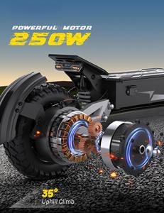 Livraison gratuite Stock UE US UK OOTD T10 Scooter électrique pliable rapide tout-terrain <span class=keywords><strong>Trotinette</strong></span> électrique Skateboard électrique - Product Image 5