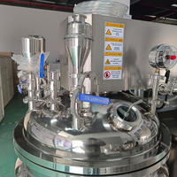 Mélangeur et homogénéisateur de savon liquide, machine à émulsionner sous vide pour coloration capillaire, crème pour le visage et lotion, à double enveloppe.