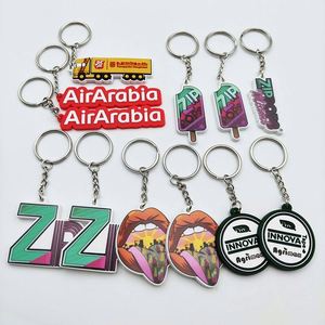 <b>Custom</b> Shape Cheap Small Gift Items with Your logo 3D Soft Pvc Keychain Pvc <b>Key</b> Ring - Product Image 1
