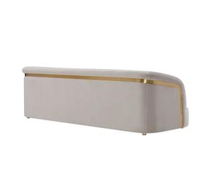 2023 vente en gros ensemble <span class=keywords><strong>de</strong></span> canapés <span class=keywords><strong>de</strong></span> salon <span class=keywords><strong>de</strong></span> luxe chaise longue en acier inoxydable doré canapé en velours pour hôtel maison - Product Image 4