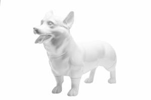 KJ-W gros vêtements pour animaux de compagnie affichage Mannequin chien fibre de verre <span class=keywords><strong>Corgi</strong></span> chien modèle pour chiens vêtements affichage - Product Image 3
