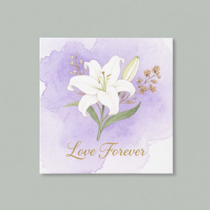 早日康复卡正面信息水彩设计恢复友谊礼品卡 - Product Image 5