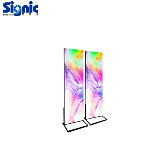 P3 Indoor LED Display Poster Screen Wifi Smart LED Poster Display Hot Selling LED Floor Standing Poster Display