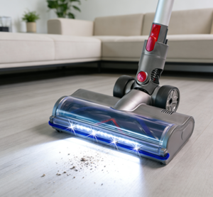 Brosse de sol avec lumière LED pour <span class=keywords><strong>aspirateur</strong></span> <span class=keywords><strong>Dyson</strong></span> V7-V15, embout de remplacement compatible avec la brosse d'<span class=keywords><strong>aspirateur</strong></span> <span class=keywords><strong>Dyson</strong></span> V8 - Product Image 1