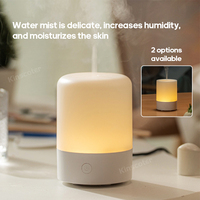 Tragbarer USB-Auto-Aroma diffusor Mini-Desktop-Luftbe feuchter Ultraschall-Wassernebel sprüh gerät mit buntem RGB-Nachtlicht