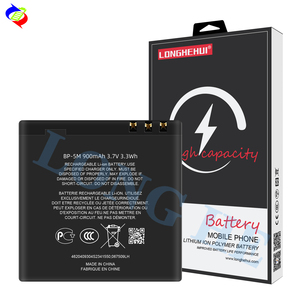 Batterie di ricambio integrate BP-5M per cellulari Nokia 6500s 5700 5610 5610XM 5611 5710, batterie agli ioni di litio da 3.7V 900mAh - Product Image 1