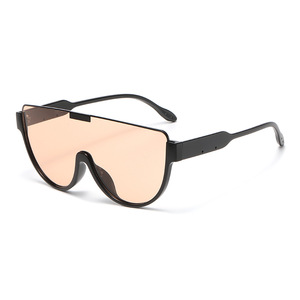 Jamie 9458 <b>Large</b> <b>Frame</b> Sunglasses Metal Black UV400 Unisex Street Style - Product Image 2