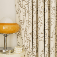 Rideau occultant luxueux en chenille couleur unie avec un taux d'ombrage de 71 à 90 % pour salon et home cinéma