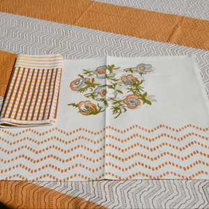 Modern Style Pure Cotton <b>Table</b> Napkin Cloth for Dinner Multi Printed Size 50 * 50 cm Handmade Napkin's for Living <b>Dinning</b> - Product Image 1