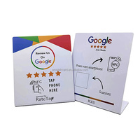 Carte NFC personnalisée en plastique pour avis Google, support d'affichage pour avis sur les réseaux sociaux, carte professionnelle NFC en PVC, vente chaude