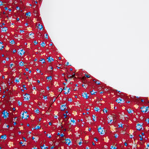 Ropa Infantil al por Mayor, Camisetas Casuales con Estampado Floral y Cordones para Adolescentes - Product Image 3