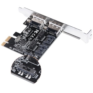 Wintek <span class=keywords><strong>PCI</strong></span> <span class=keywords><strong>Express</strong></span> để cho 3.0 6 gam tốc độ Adapter Card-ASM1061 Chipset FCC chứng nhận trong kho - Product Image 3