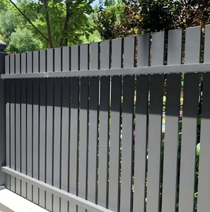 Clôture Moderne en Panneaux d'Aluminium Étanche pour Jardin, Mur Préfabriqué à Lames Style Australien, Vente Directe Usine, Barrière de Sécurité pour Cour - Product Image 6
