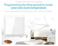 Thermostat intelligent pour chauffage par le sol HY610, HY610 220V Tuya Zigbee, écran LED, installation sans tracas