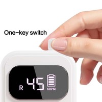 Ponceuse à Ongles sans Fil Rechargeable 45000 RPM - Lime Électrique Professionnelle, Outil de Polissage & Kit de Nail Art pour Salons et Manucure Gel