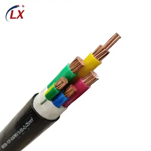 LX YJV32 Low Voltage Cable 5 Cores 3x50mm 2x25mm CU/XLPE/PVC/SWA Armoured Cable Power Cable